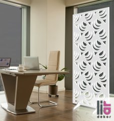 Liar Ahşap Seperatör (Paravan) - KSP-213 100 cm x 210 cm - 10 mm - Altın Yaldız