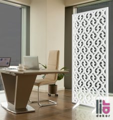 Liar Ahşap Seperatör (Paravan) - KSP-21 100 cm x 210 cm - 10 mm - Altın Yaldız