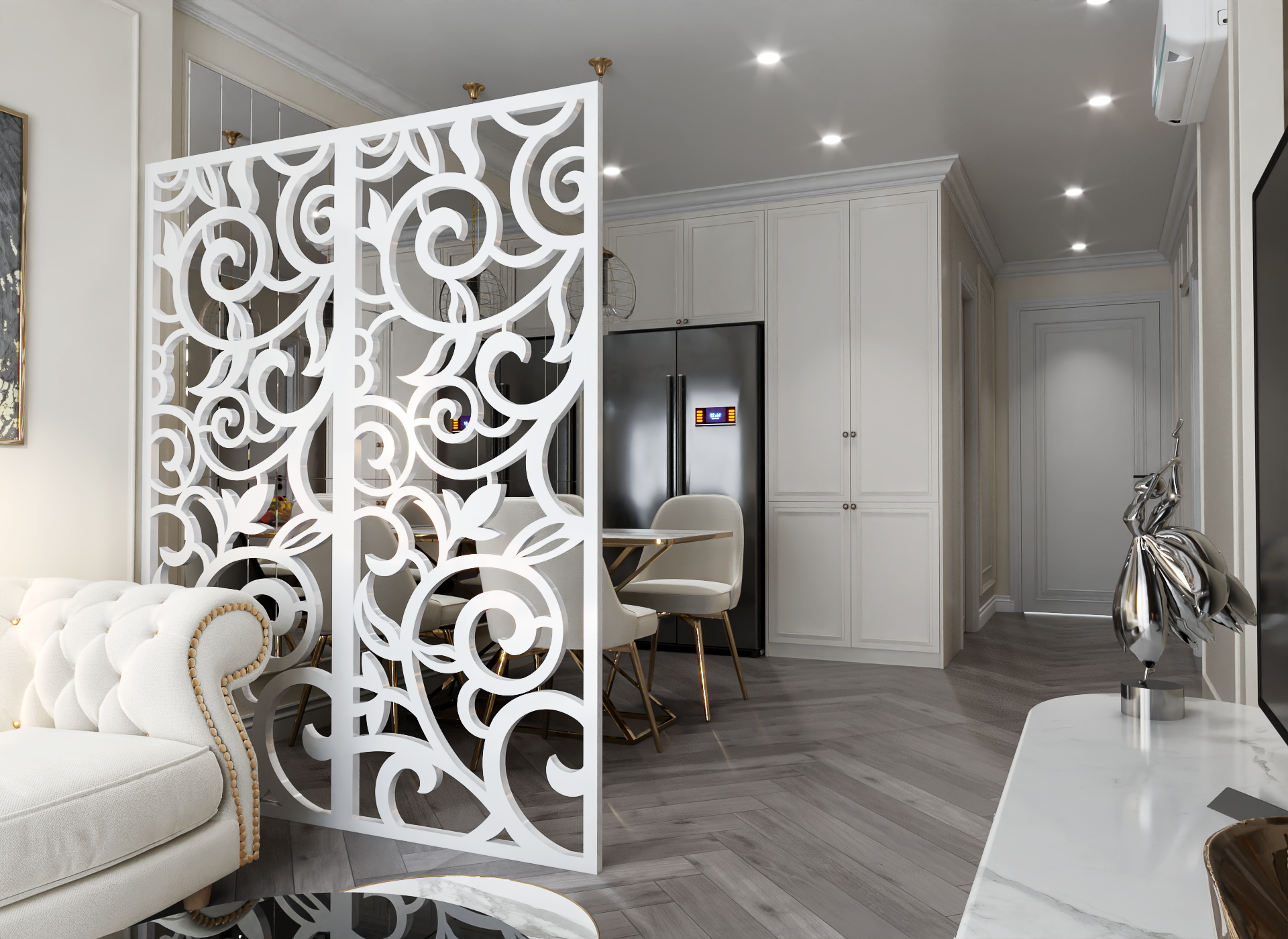 KSP208 80x230 cm 1 adet 40x230 cm 1 adet 30 mm siyah