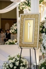 Ahşap İşlemeli Çift Renk Dekoratif Hediyelik Elif tablo