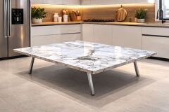 Ahşap ayakları katlanabilir 90x120 cm masa(sini)