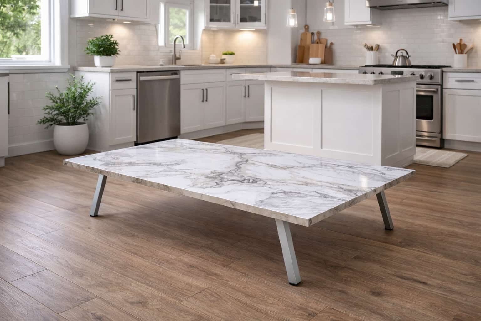 Ahşap ayakları katlanabilir 90x120 cm masa(sini)